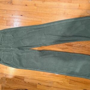 Reformation Olive Green Corduroy Pants